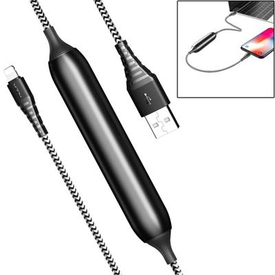 ROCK 1.2m 2.1a TPE + Nylon gevlochten USB op 8 Pin Sync gratis datakabel voor iPhone XR / iPhone XS MAX / iPhone X & XS / iPhone 8 & 8 Plus / iPhone