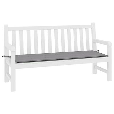 VidaXL Tuinbankkussen 200x50x3 cm oxford stof grijs