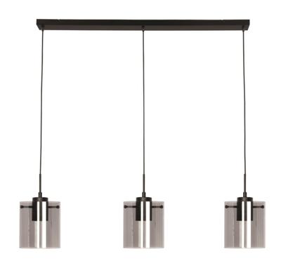 Freelight Hanglamp Interno 3 lichts L 100 cm zwart