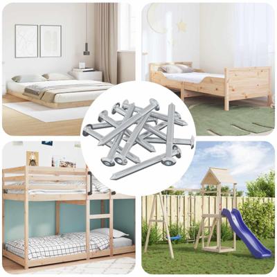 VidaXL Bout 1600 pcs zilver m6 x 60 mm staal