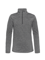 Protest Fabrizom Jr 44287 Zip Top Fleece Kinderen Dark Grey Melee 140 - thumbnail