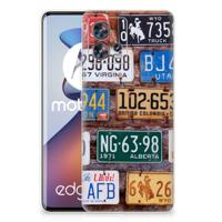 Motorola Edge 30 Fusion | Siliconen hoesje | met foto Kentekenplaten - thumbnail
