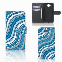 Microsoft Lumia 650 | Telefoon Hoesje | Waves Blue - thumbnail