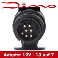 DINO 130007 Aanhangeradapter [Stekkerdoos, 13-polig - Stekker, 7-polig] ABS kunststof - thumbnail