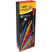 Fineliner Bic Intensity fijn rood | 12 stuks - thumbnail