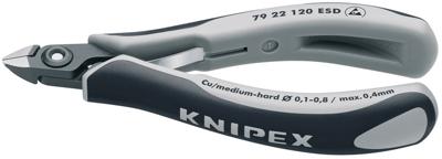 Knipex 79 22 125 ESD Zijkniptang ESD Zonder facet 125 mm