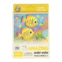 Mini Puzzel Onderwaterwereld, 20st. - thumbnail