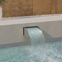 VidaXL Waterval met led's 30x34x14 cm roestvrij staal 304 - thumbnail