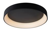 Lucide TALOWE LED - Plafonnière - Ø 80 cm - LED Dimb. - 1x80W 3000K - Zwart - thumbnail