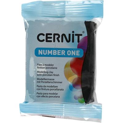 Creativ Company Cernit boetseerklei zwart, 56 gram