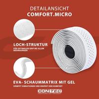 CONTEC stuurlint "comfort.micro" ct bar tape comfort.micro 200mm white - thumbnail