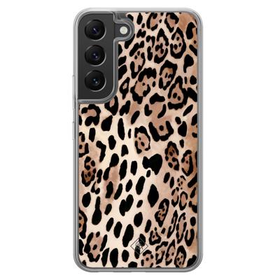 Samsung Galaxy S22 hybride hoesje - Golden wildcat