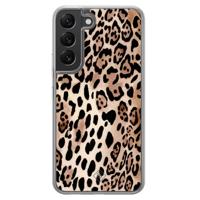 Samsung Galaxy S22 hybride hoesje - Golden wildcat - thumbnail