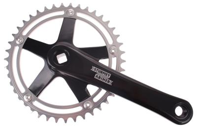 Sturmey Archer crankstel 46T zwart/zilver 170mm FCT66 (SA)