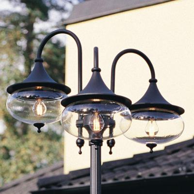 KonstSmide Klassieke lantaarnkapLibra 3-lichts zwart - 621-750