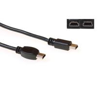 ACT SB2602 USB On the Go Kabel - USB Mini A5 Male/USB Mini B5 Male - 2 meter - thumbnail