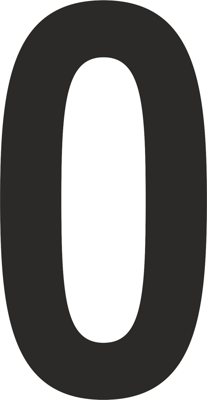 Metafranc Plakletter 100Mm Zwart O - WU0510280