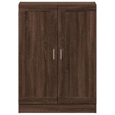 Boekenkast 82,5x30,5x115 cm bewerkt hout bruineikenkleurig