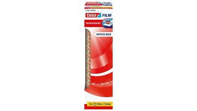 tesa OFFICE-BOX 57401-00002-03 tesafilm Transparant (l x b) 10 m x 12 mm 12 stuk(s) tesa OFFICE-BOX 57401-00002-03 tesafilm Transparant (l x b) 10 m x 12 mm 12 stuk(s)