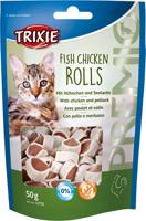 Trixie Premio Rolls met kip & koolvis kattensnacks 50 gram - thumbnail