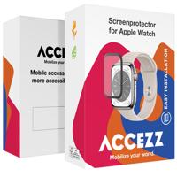 Accezz Screenprotector met applicator Apple Watch Series 10 - 46 mm Smartphone screenprotector Transparant - thumbnail
