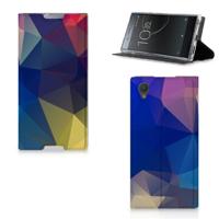Sony Xperia L1 Stand Case Polygon Dark - thumbnail