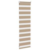 VidaXL Zebra blind 45x100 cm stofbreedte 40,9 cm polyester zandbruin - thumbnail
