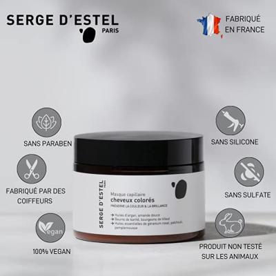 Serge D'Estel Nourishes Repairs & Softens Colored Mask 250 g Maskers Serge D'Estel Nourishes Repairs & Softens Colored Mask 250 g Maskers