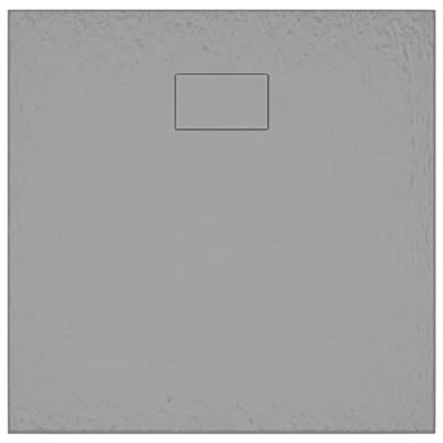 Douchebak 90x80 cm SMC grijs