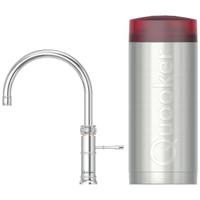 Quooker Classic Fusion Round Keukenkraan Set - Kokend Warm- en Koud Water - Chroom - Inclusief COMBI+ Reservoir - thumbnail