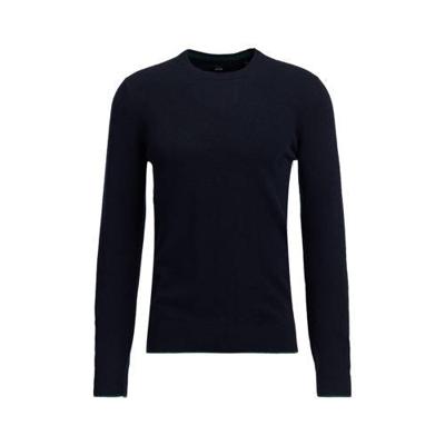WE Fashion trui met wol donkerblauw WE Fashion trui met wol donkerblauw