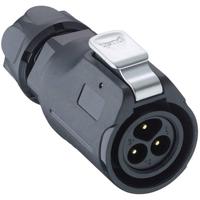Lutronic 2450 04 T09CB T Ronde connector Stekker, recht Totaal aantal polen: 4 1 stuk(s) - thumbnail