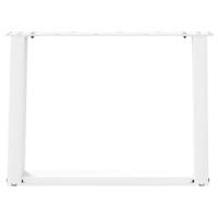 Salontafelpoten 2 st U-vormig 70x(42-43) cm staal wit - thumbnail