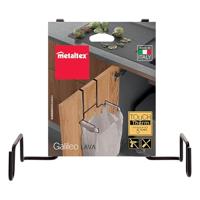 Metaltex Galileo Vuilniszakhouder 21x14x19 cm Zwart - thumbnail