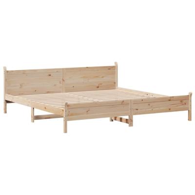 Bedframe zonder matras massief grenenhout 180x200 cm