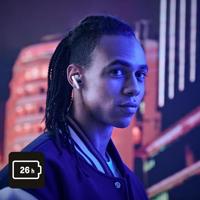 Bluetooth hoofdtelefoon Panasonic RZ-B110WDE-W Wit - thumbnail