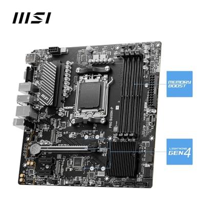 Micro Star International Computer PRO B650M-P Moederbord Socket AMD AM5 Vormfactor Micro-ATX Moederbord chipset AMD® B650