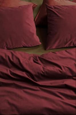 At Home At Home by BeddingHouse Tender Dekbedovertrek Donker Rood 200 x 200/220 cm