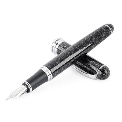 X750 briefpapier RVS Vulpen middellange NIB inkt pennen school Oiifice gift NIB grootte: 1.0 mm (fluorescerende zwart)