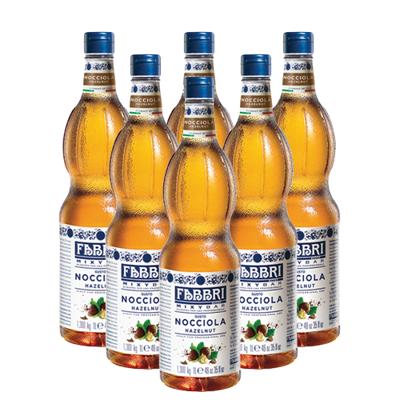 Fabbri - Mixybar Hazelnoot Siroop - 6x 1ltr