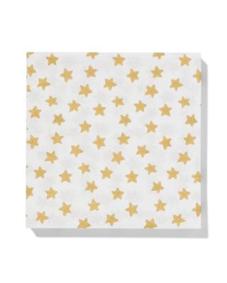 HEMA Servetten 33x33 papier sterren (goud)
