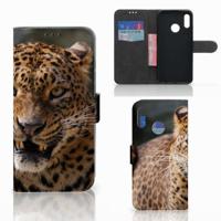 Honor 10 Lite | Telefoonhoesje | Met pasjeshouder | Luipaard - thumbnail