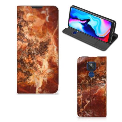 Motorola Moto G9 Play | Standcase | Marmer Bruin