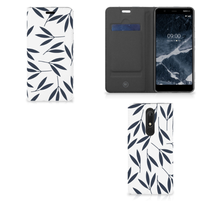 Nokia 5.1 (2018) Smart Cover Leaves Blue Nokia 5.1 (2018) Smart Cover Leaves Blue