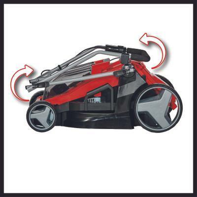 Einhell GE-CM 36/43 Li M Accu-grasmaaier Accu Incl. accu, Incl. oplader, T-greep, Mulchfunctie, In hoogte verstelbare greep met klapfunctie, Uitwerp aan