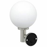 VidaXL Buiten wandlamp 2 pcs zilver 28 x 25 x 38 cm - thumbnail