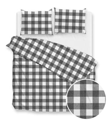 Zo! Home Zo! Home Quattro di Lino Dekbedovertrek 200x200/220 Dark Grey Zo! Home Zo! Home Quattro di Lino Dekbedovertrek 200x200/220 Dark Grey