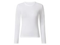 esmara Geribd dames shirt (Wit, L (44/46)) - thumbnail