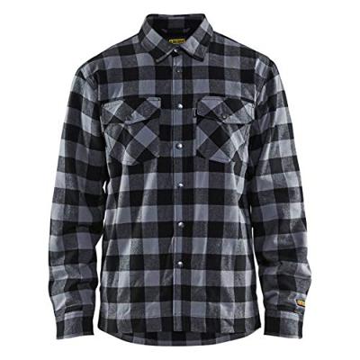 Blåkläder Overhemd flanel 32251131 | Donkergrijs/Zwart | Maat S - 7330509414163 Blåkläder Overhemd flanel 32251131 | Donkergrijs/Zwart | Maat S - 7330509414163