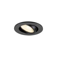 SLV InbouwspotNew Tria 45 3000K zwart - 1009005 - thumbnail